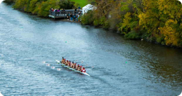 rowing team symbolizing teamwork and strategic financial planning
